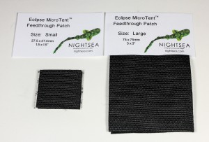 Feedthrough patches for Eclipse MicroTent