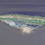 Paint chip cross section, white light. #1951.49.