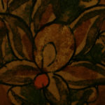 Detail of 17th century Indian painting, ambient light. #1960.53