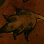 Detail of 17th century Indian painting, ambient light. #1960.53