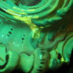 Ceramic repair, Royal Blue excitation