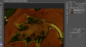 Two images loaded into Photoshop