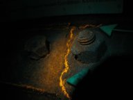 Blue light plus yellow filter