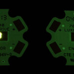 White (left) and Royal Blue LEDs, blue light illumination
